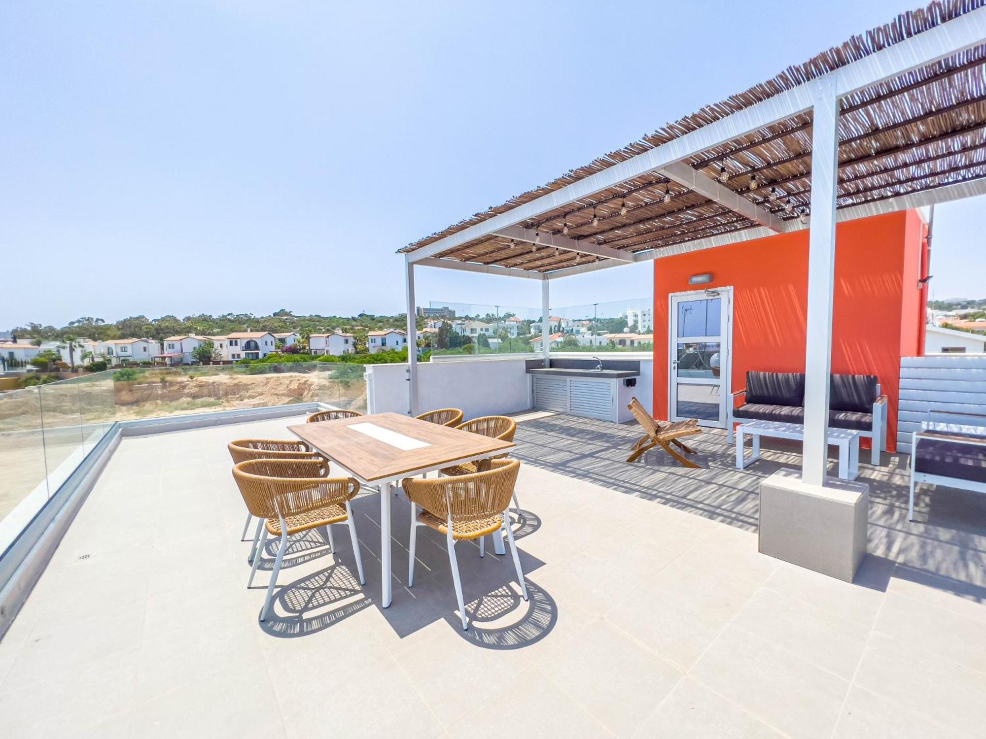 Geo Panoramic Villa +Pool +Game Room +Gym Protaras Extérieur photo