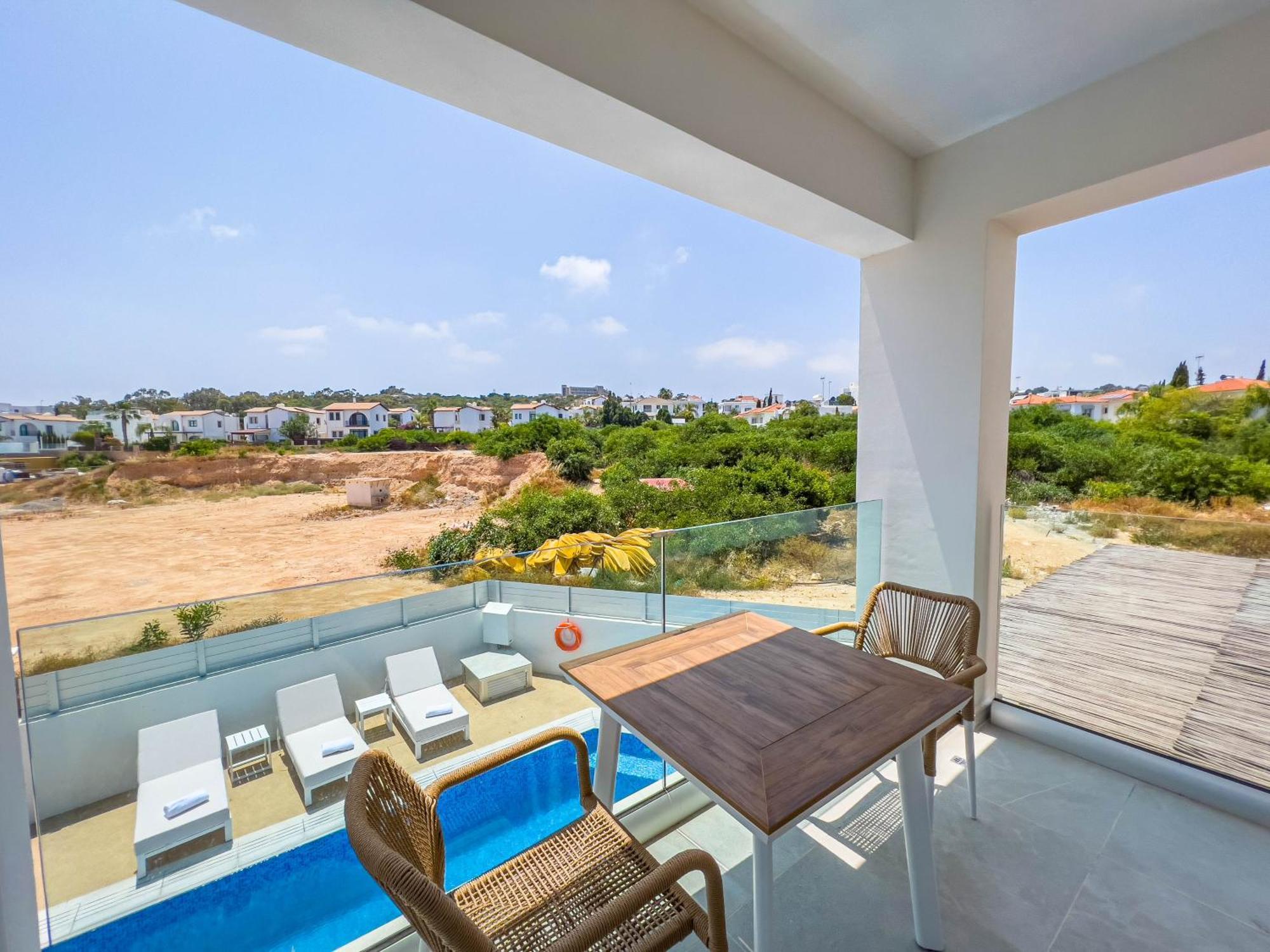 Geo Panoramic Villa +Pool +Game Room +Gym Protaras Extérieur photo