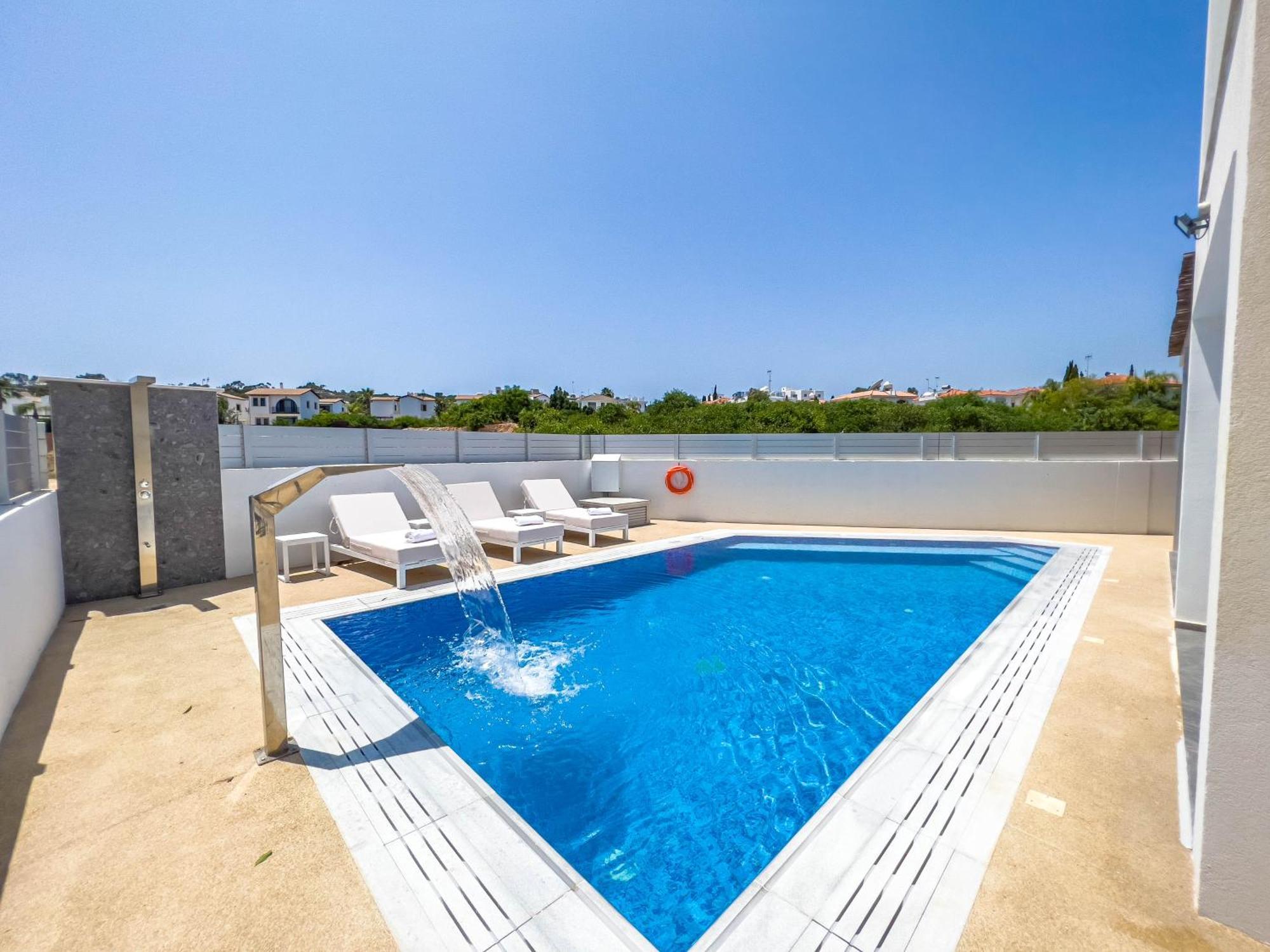 Geo Panoramic Villa +Pool +Game Room +Gym Protaras Extérieur photo