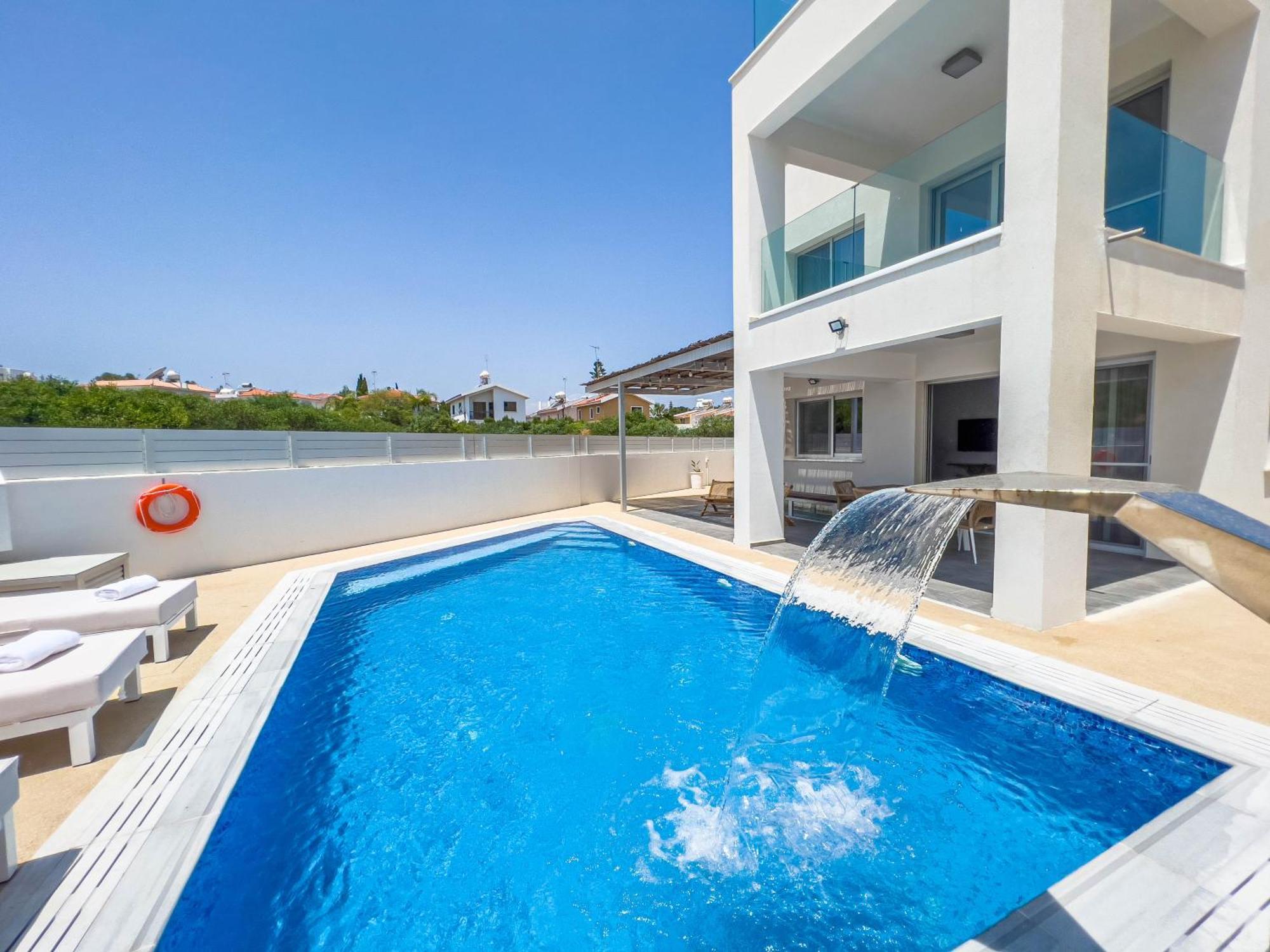 Geo Panoramic Villa +Pool +Game Room +Gym Protaras Extérieur photo