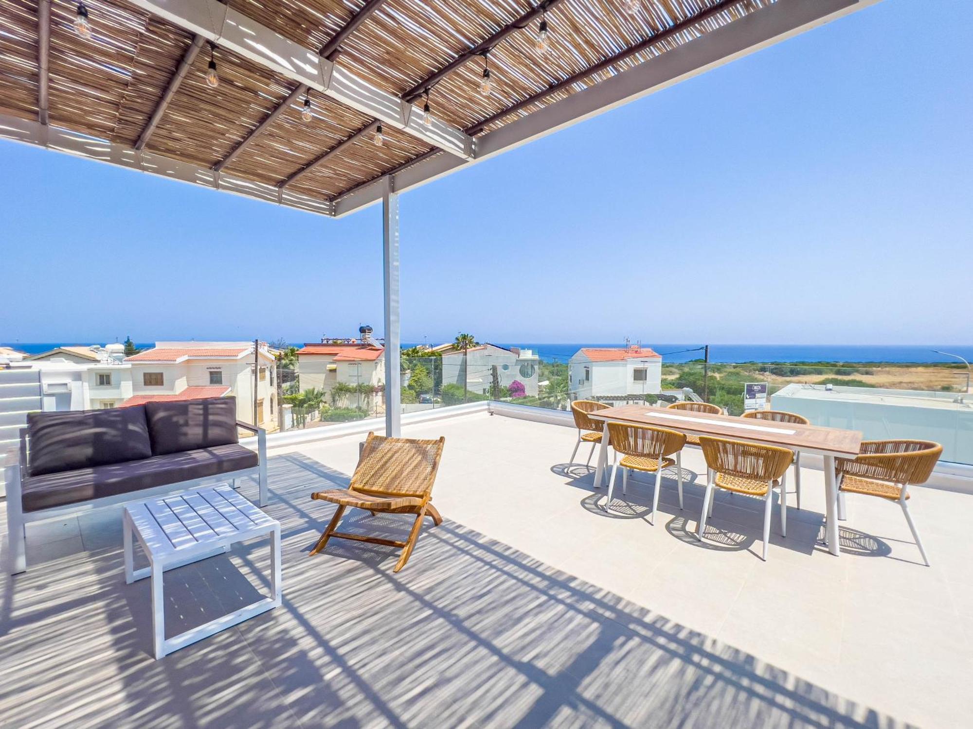 Geo Panoramic Villa +Pool +Game Room +Gym Protaras Extérieur photo